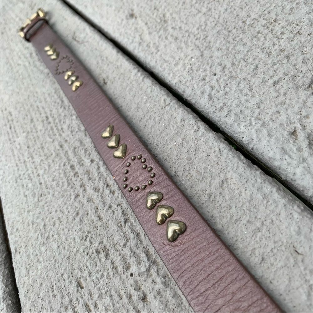 Vintage Nine West Leather Embellished Belt